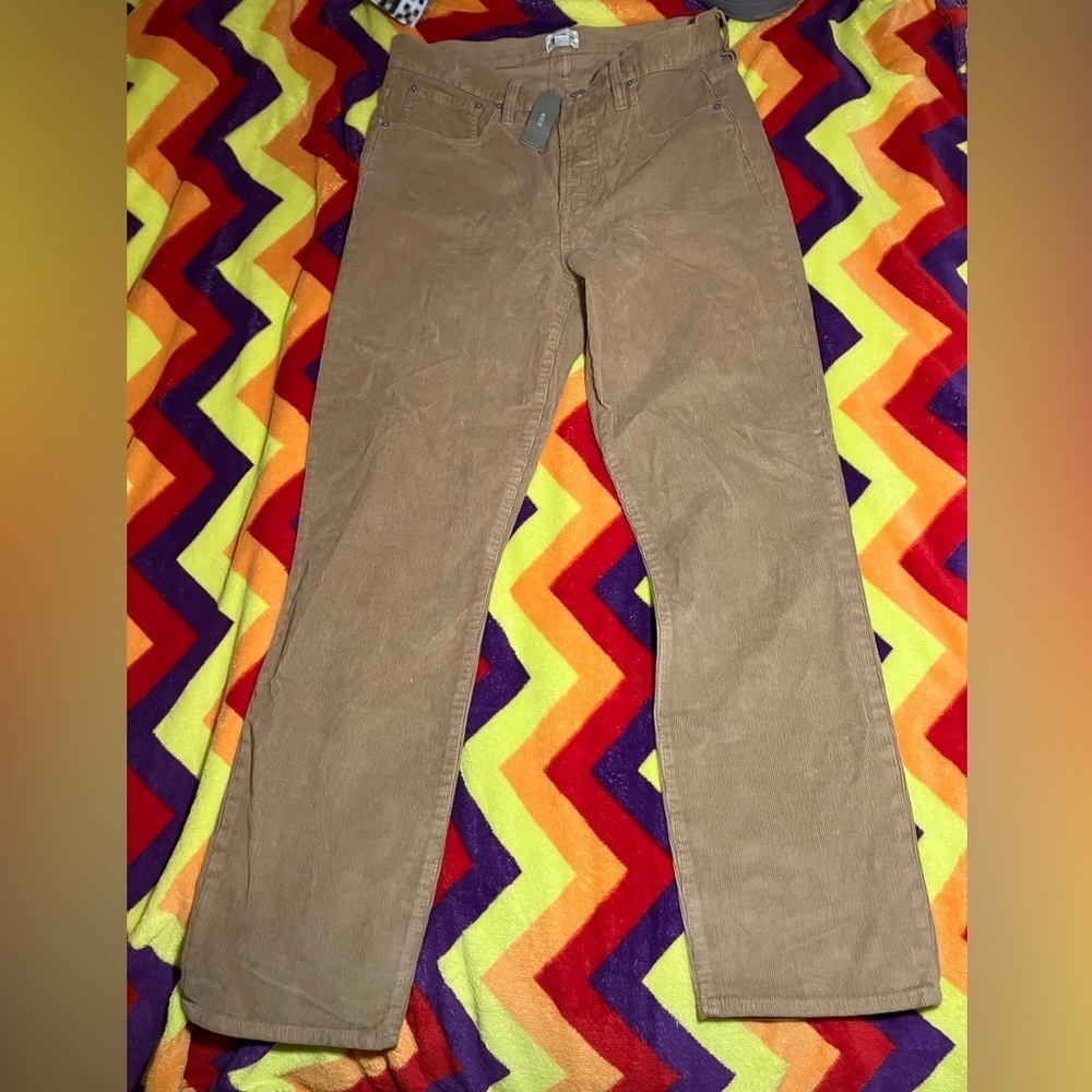 Vintage J Crew slim-straight corduroy pant